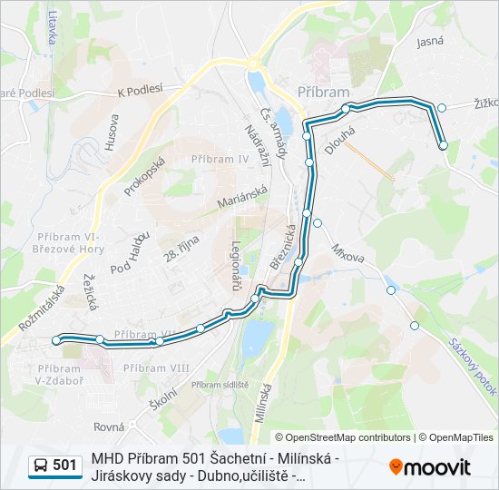  501: карта маршрута