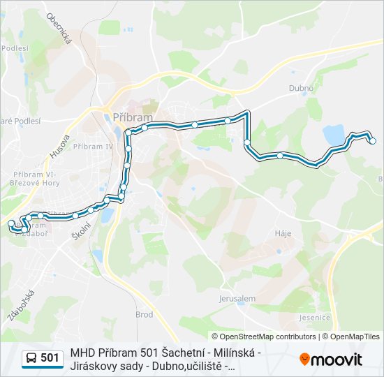  501: карта маршрута