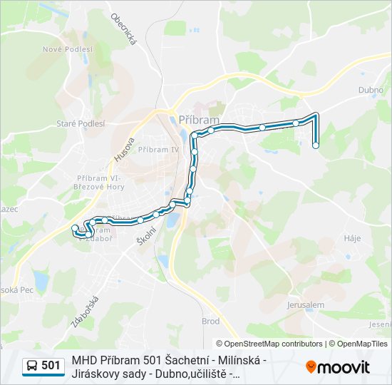  501: карта маршрута