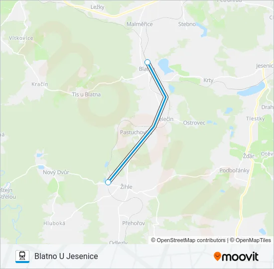 OS 16779 Train Line Map