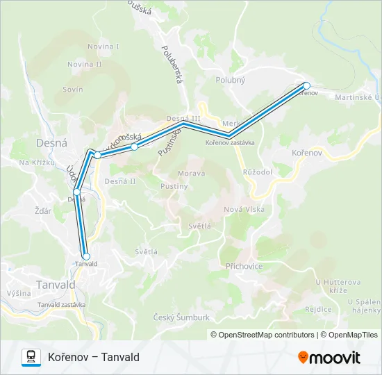OS 20111 Train Line Map
