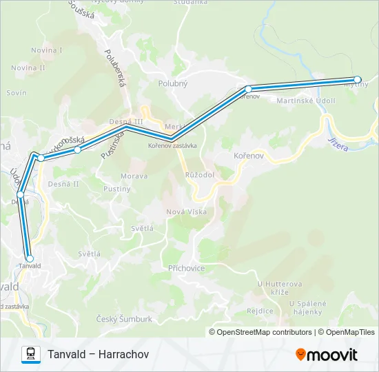 OS 20112 Train Line Map