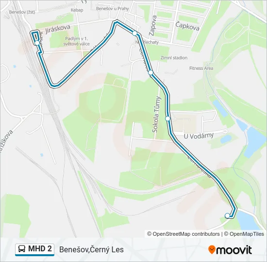 MHD 2  Line Map