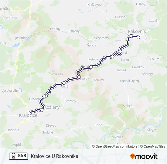 S58  Line Map