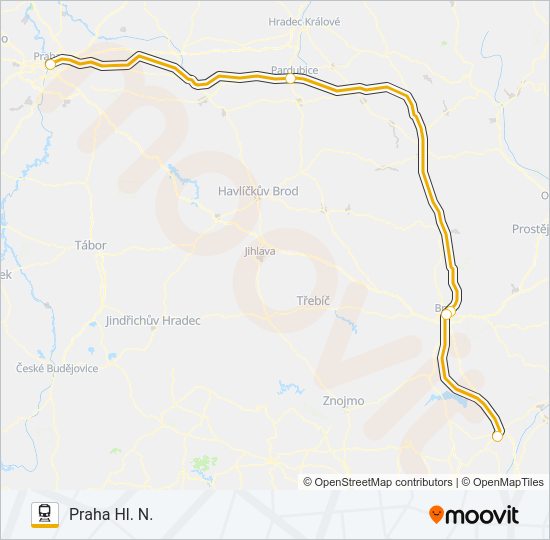 RJ 101044 Train Line Map