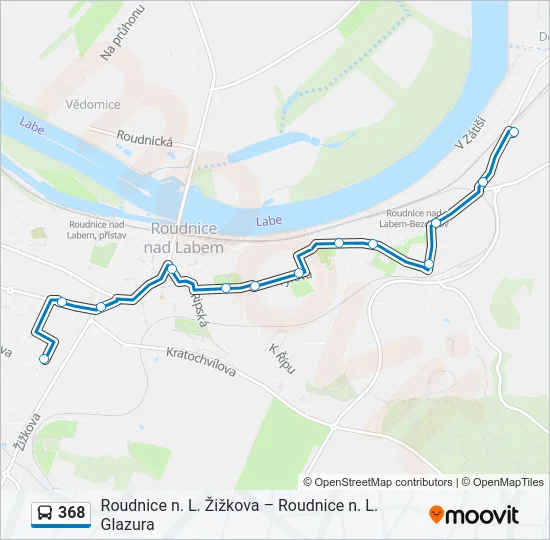 368 Bus Line Map