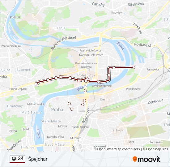 34 light rail Line Map