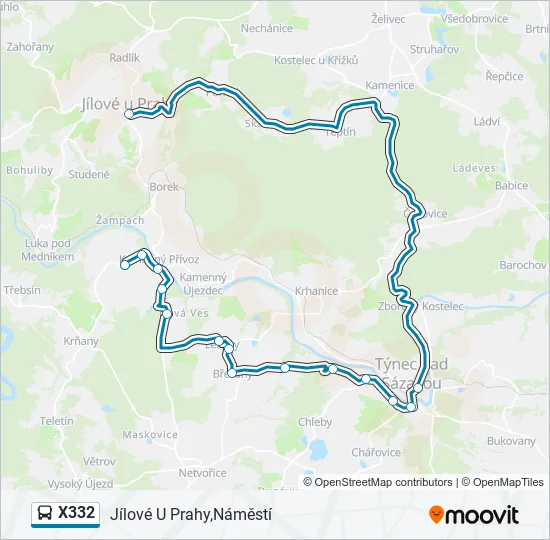 X332  Line Map