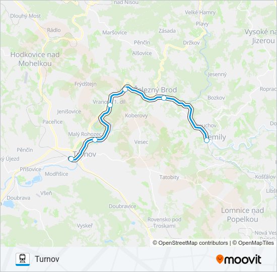OS 20134 Train Line Map