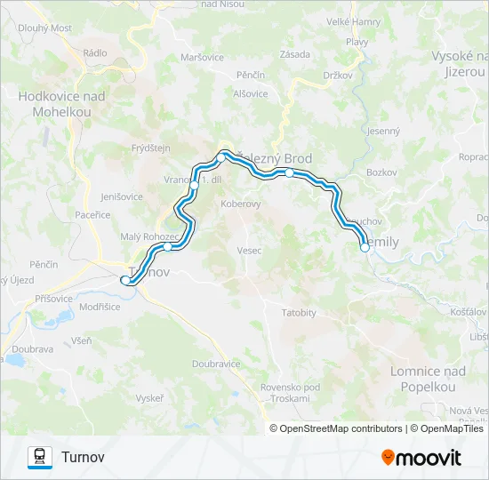 OS 20134 Train Line Map