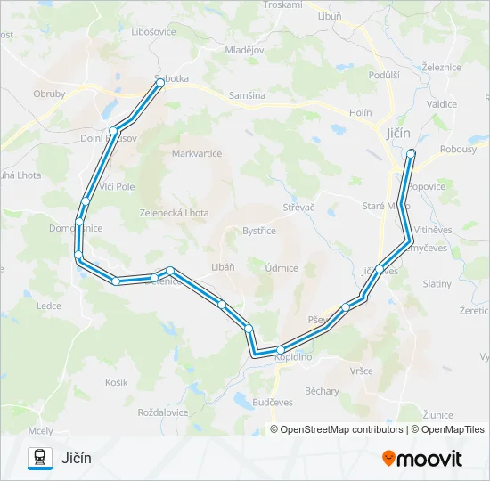 OS 91301 Train Line Map