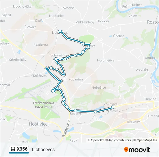 X356  Line Map