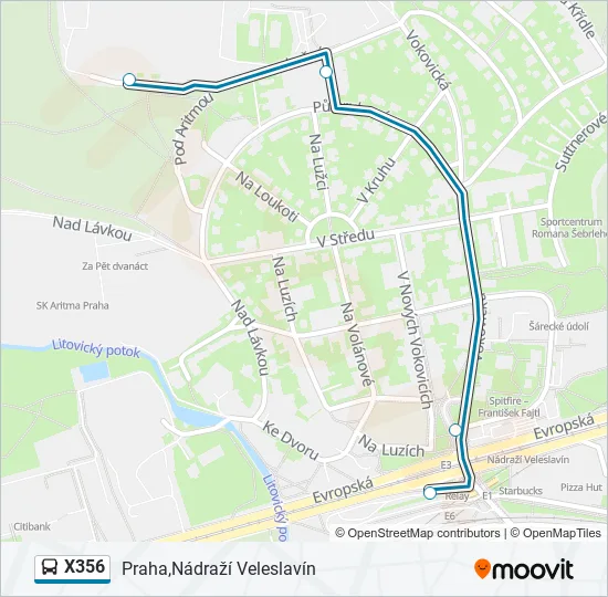 X356  Line Map