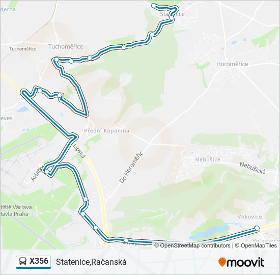 X356  Line Map