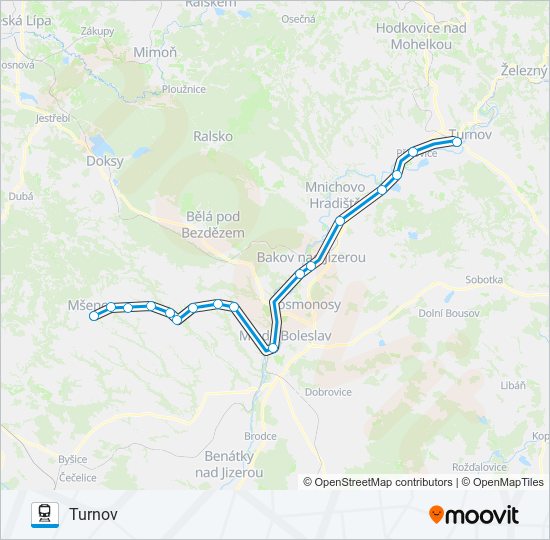 OS 91310 train Line Map