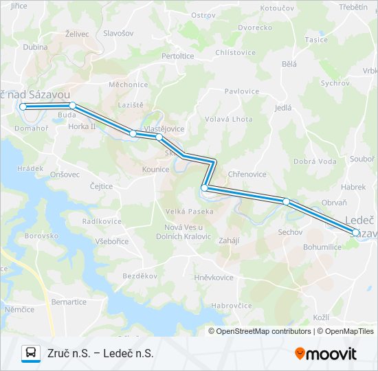 OS 309205 Bus Line Map