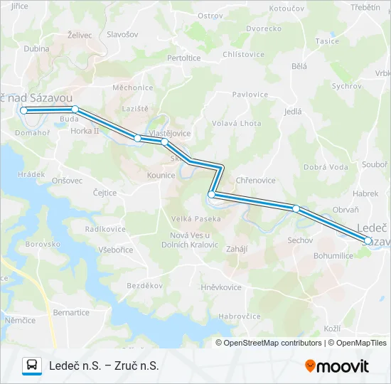 OS 309222 Bus Line Map