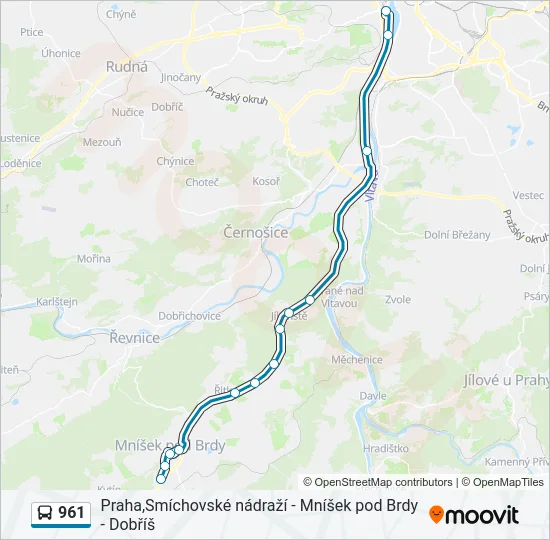 961  Line Map