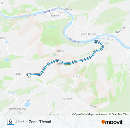 OS 11135 Train Line Map