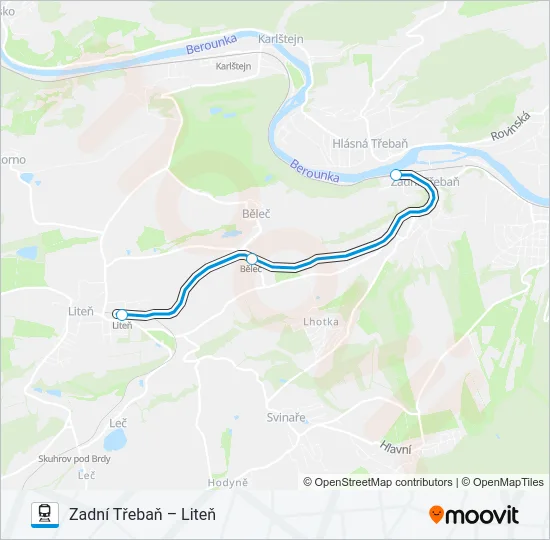 OS 11142 Train Line Map