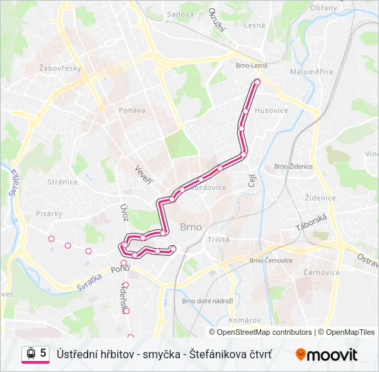 5 Light Rail Line Map