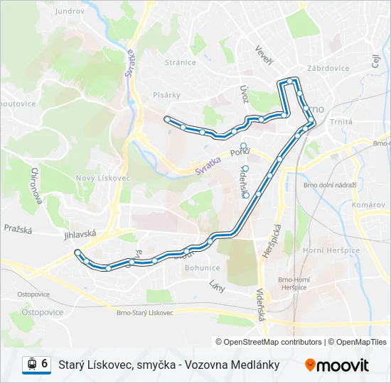 6 Light Rail Line Map