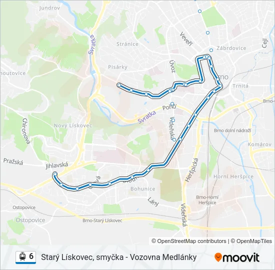 6 Light Rail Line Map