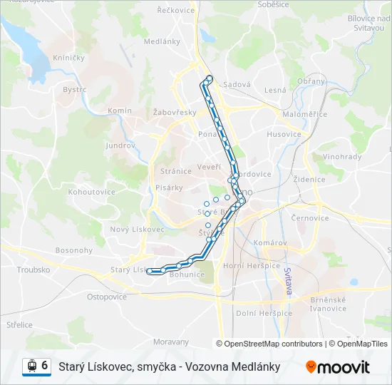 6 Light Rail Line Map