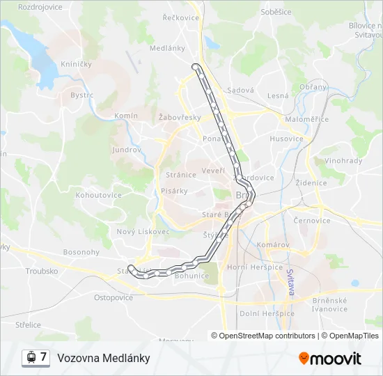 7 Light Rail Line Map