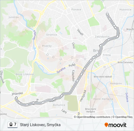 7 Light Rail Line Map