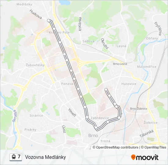 7 Light Rail Line Map