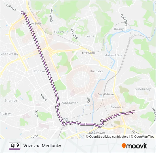 9 Light Rail Line Map