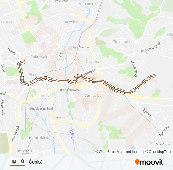 10 Light Rail Line Map