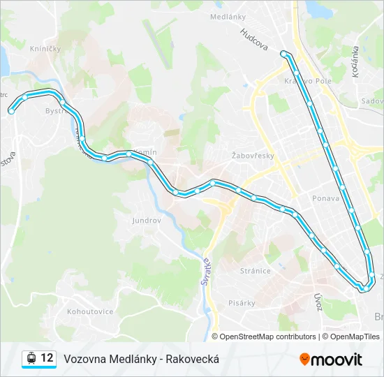 12 Light Rail Line Map