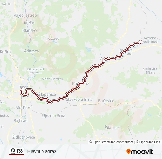 R8  Line Map
