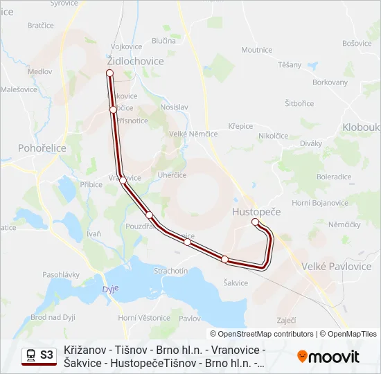 S3  Mapa linky