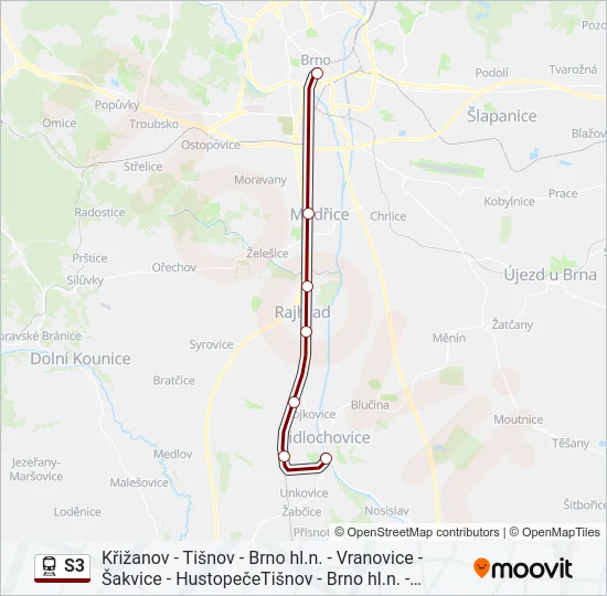 S3  Mapa linky