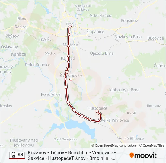 S3  Mapa linky