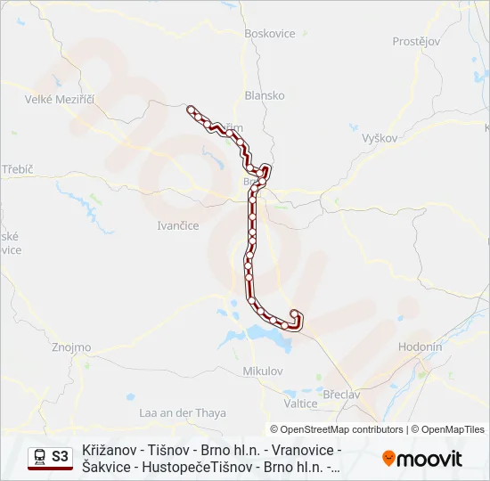 S3  Mapa linky