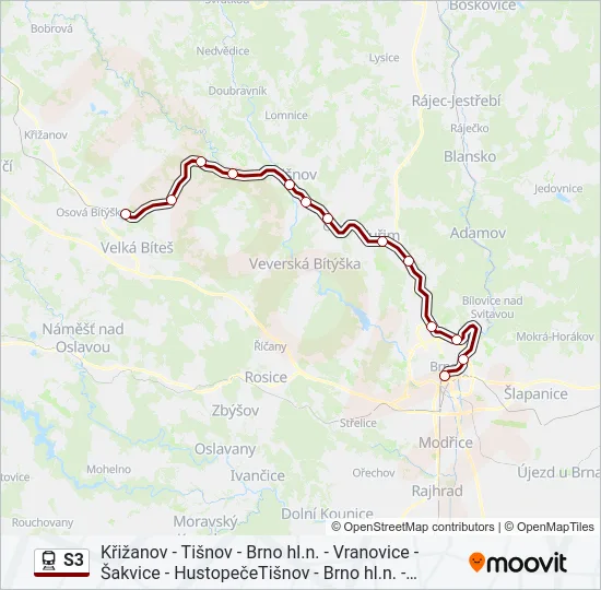 S3  Mapa linky