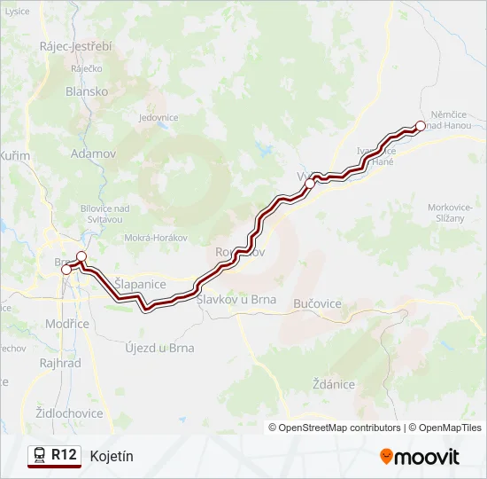 R12  Mapa linky