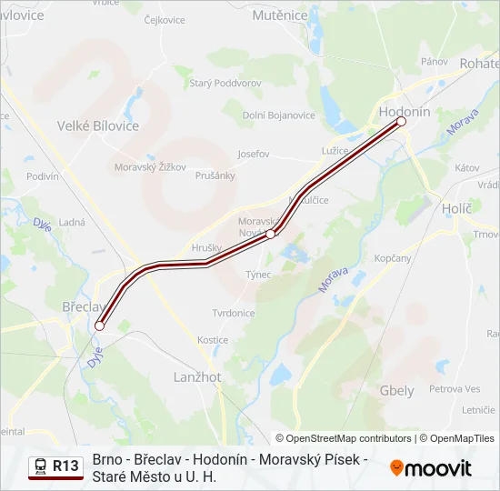 R13  Mapa linky