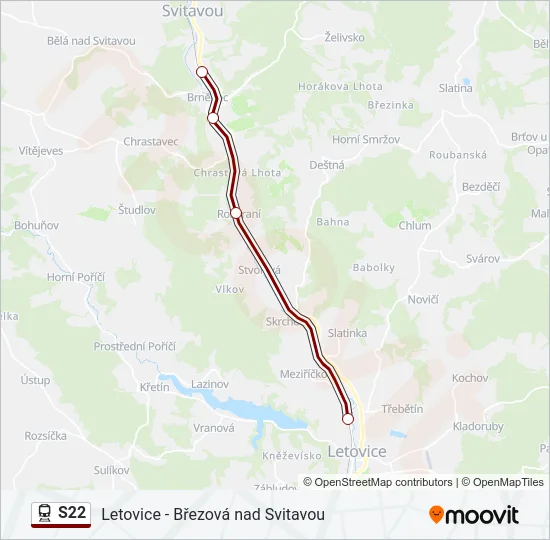 S22  Mapa linky