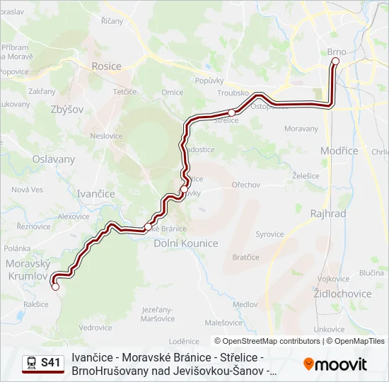 S41  Mapa linky