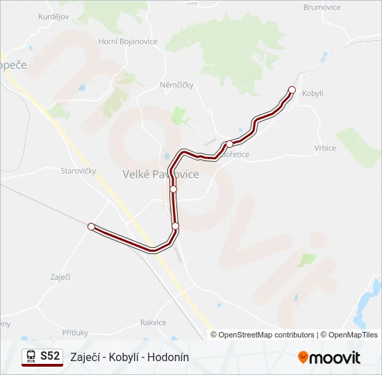 S52  Line Map