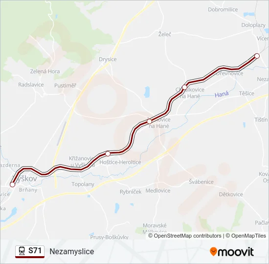S71  Line Map