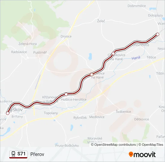 S71  Line Map