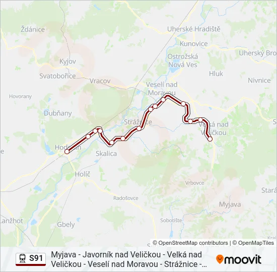 S91  Mapa linky
