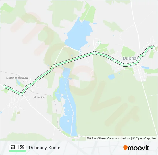 Автобус 159: карта маршрута