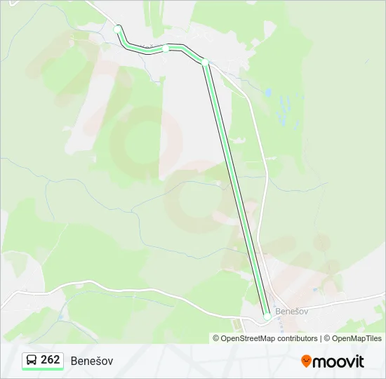262 Bus Line Map